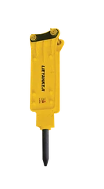 เครื่องจักรก่อสร้างคอนกรีตค้อนหินไฮดรอลิกเบรกเกอร์สำหรับรถขุด 3Ton 12Ton 18Ton 20ton 30Ton Digg